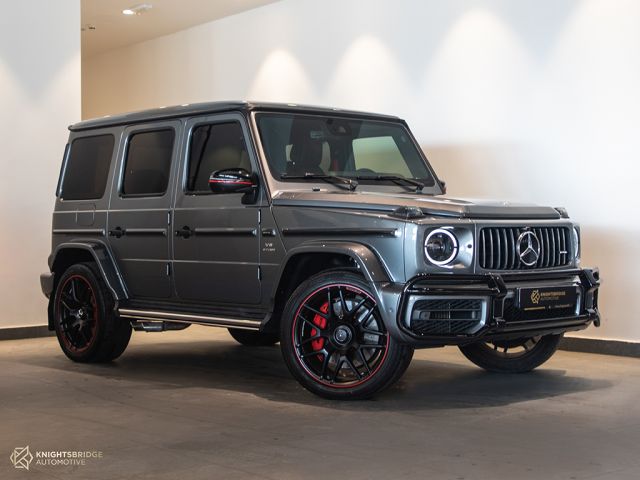 Used - Perfect Condition 2019 Mercedes-Benz G63 AMG Grey exterior with Red interior at Knightsbridge Automotive