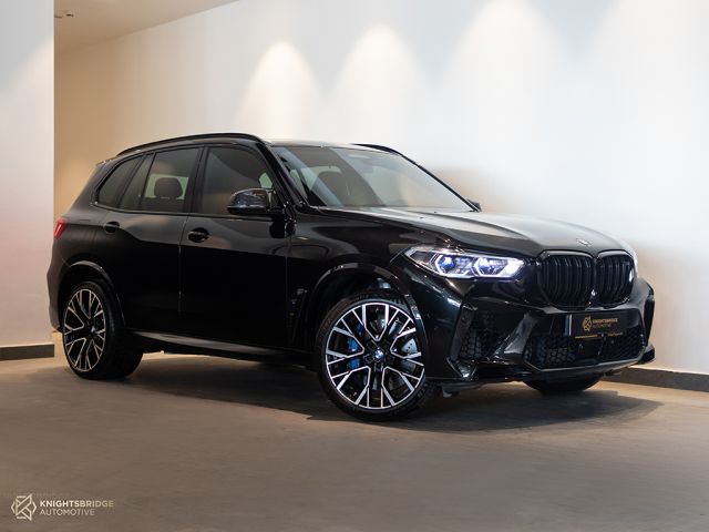 Used - Perfect Condition 2021 BMW X5M Competition Black exterior with Red interior at Knightsbridge Automotive