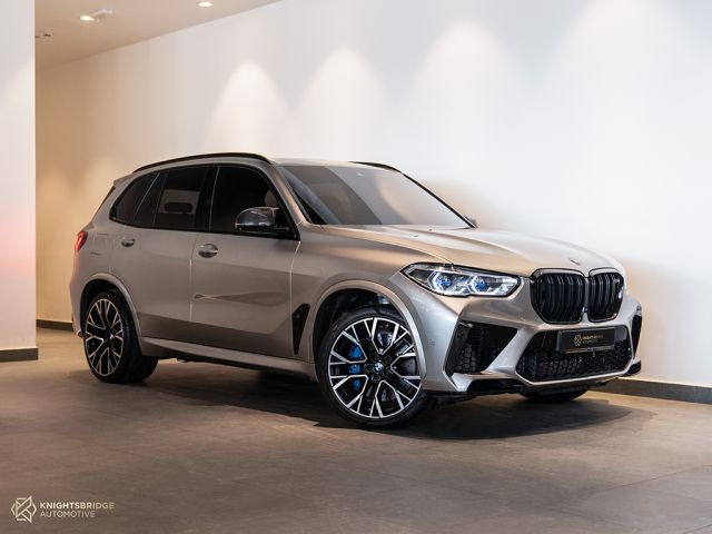 Used - Perfect Condition 2021 BMW X5M Competition Silver exterior with Red interior at Knightsbridge Automotive