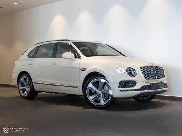 Used - Perfect Condition 2019 Bentley Bentayga White Sand exterior with Brown interior at Knightsbridge Automotive