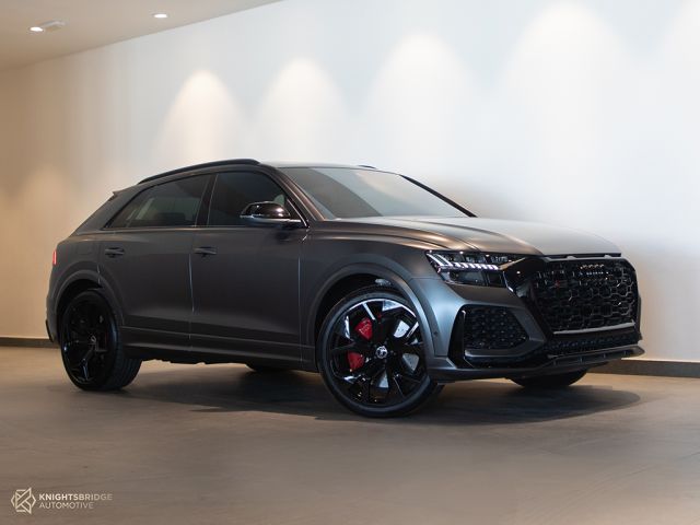 Used - Perfect Condition 2021 Audi RS Q8 Matte Grey exterior with Black interior at Knightsbridge Automotive