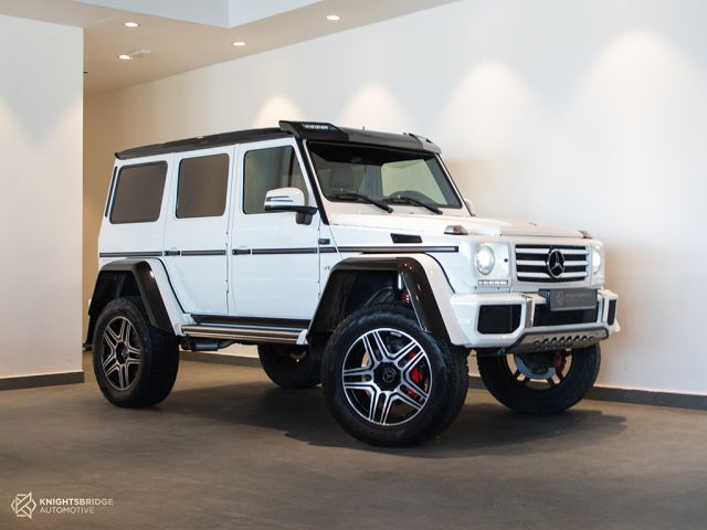 Used - Perfect Condition 2016 Mercedes-Benz G500 4x4² White exterior with Black interior at Knightsbridge Automotive