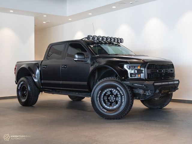 Used - Perfect Condition 2017 Ford F-150 Raptor Matte Black exterior with Black interior at Knightsbridge Automotive