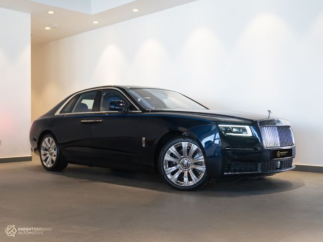 Used - Perfect Condition 2021 Rolls-Royce Ghost Blue exterior with Blue interior at Knightsbridge Automotive