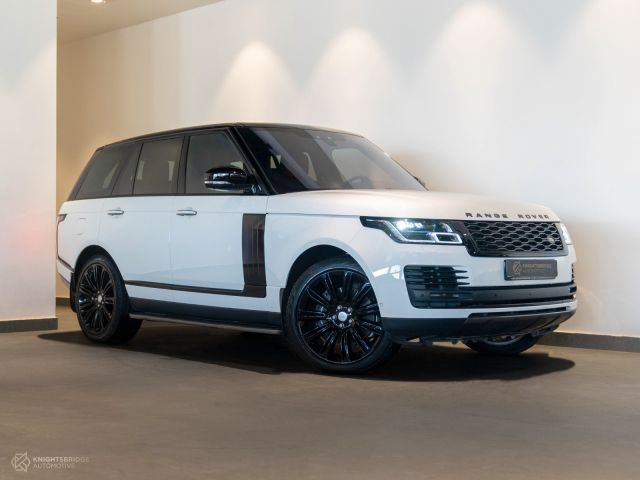 Used - Perfect Condition 2020 Range Rover Vogue SE Supercharged White exterior with Red interior at Knightsbridge Automotive