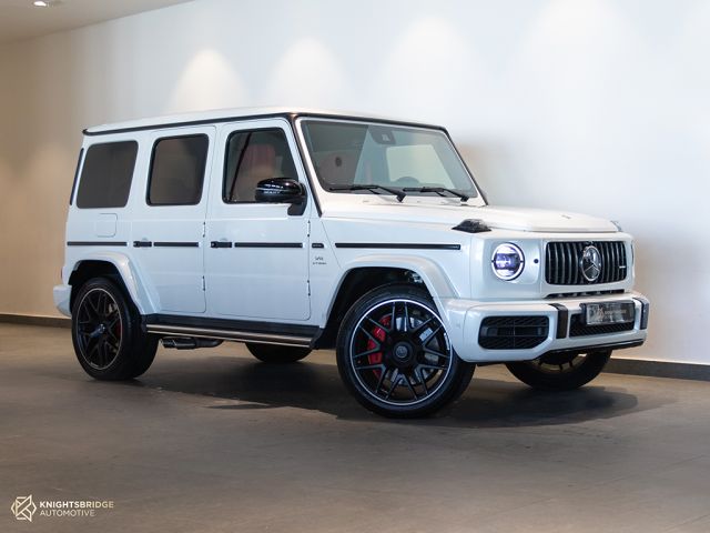 Used - Perfect Condition 2020 Mercedes-Benz G63 AMG White exterior with Red interior at Knightsbridge Automotive