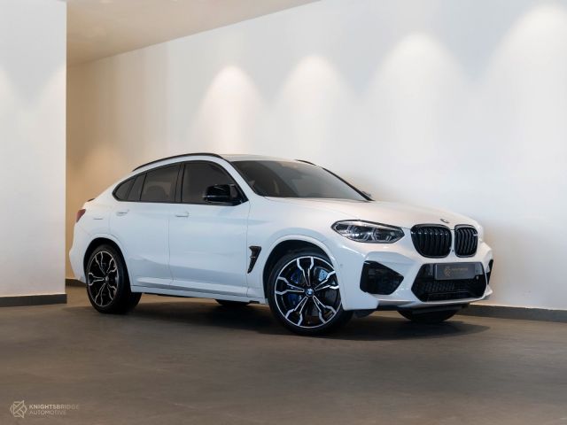 Perfect Condition 2020 BMW X4M Competition White exterior with Red interior at Knightsbridge Automotive