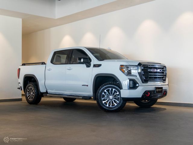 Perfect Condition 2021 GMC Sierra AT4 White exterior with Black interior at Knightsbridge Automotive