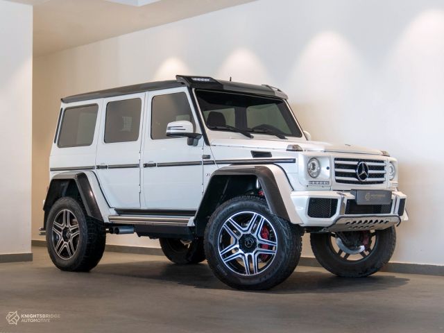 Perfect Condition 2016 Mercedes-Benz G500 4x4² White exterior with Black interior at Knightsbridge Automotive