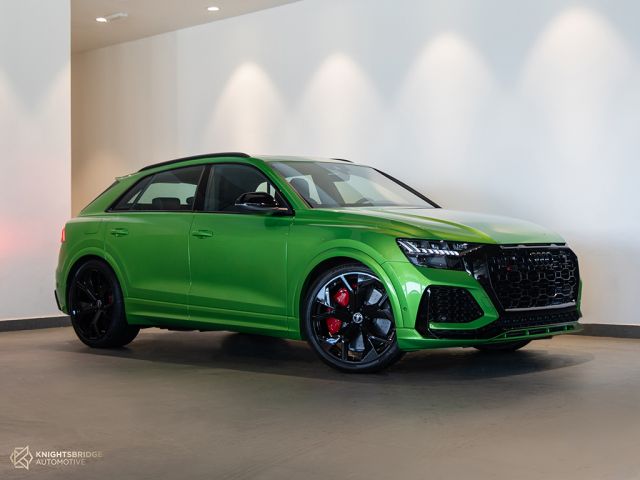 New 2022 Audi RS Q8 Green Edition Green exterior with Black interior at Knightsbridge Automotive