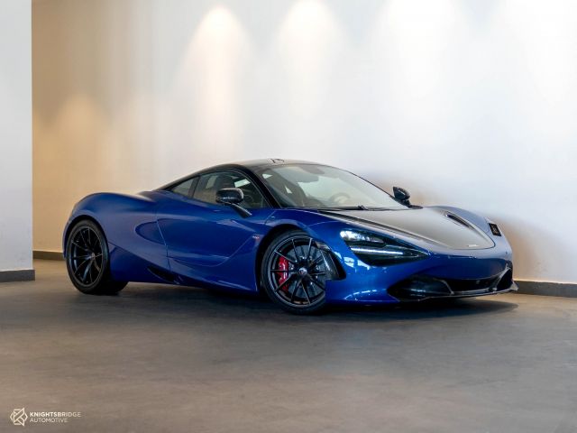Used - Perfect Condition 2018 McLaren 720s Blue exterior with Red and Black interior at Knightsbridge Automotive