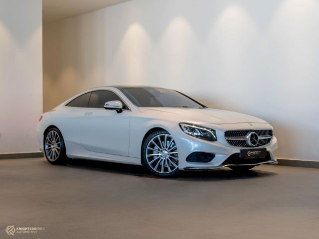 Used - Perfect Condition 2016 Mercedes-Benz S500 Coupe White exterior with Brown interior at Knightsbridge Automotive