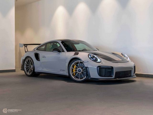 Used - Perfect Condition 2019 Porsche 911 GT2 RS Weissach Package Nardo Grey exterior with Red and Black interior at Knightsbridge Automotive