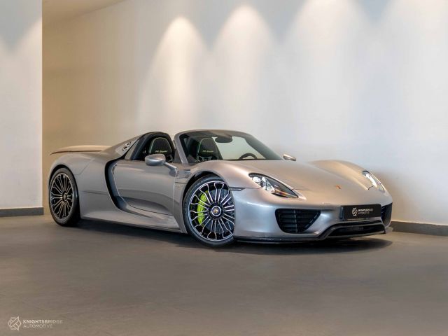 Used - Perfect Condition 2015 Porsche 918 Spyder Grey exterior with Black interior at Knightsbridge Automotive