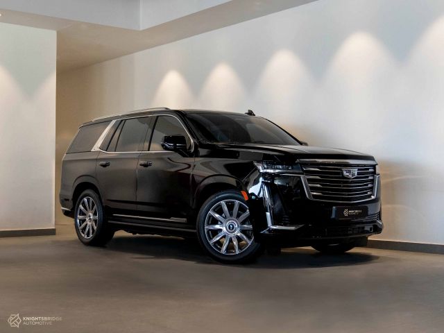 New 2021 Cadillac Escalade Black exterior with Black interior at Knightsbridge Automotive