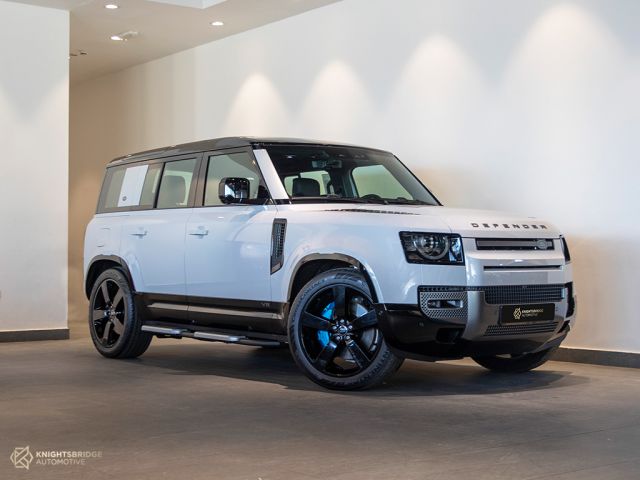New 2022 Land Rover Defender 110 White exterior with Black interior at Knightsbridge Automotive