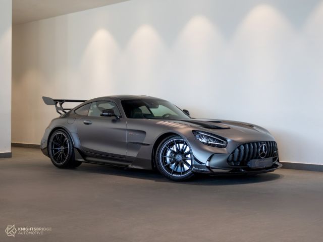 Perfect Condition 2022 Mercedes-Benz AMG GT Black Series Grey exterior with Black interior at Knightsbridge Automotive