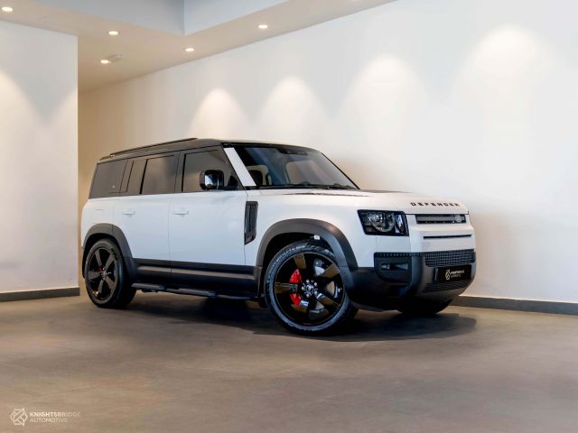 Used - Perfect Condition 2020 Land Rover Defender White exterior with Red interior at Knightsbridge Automotive