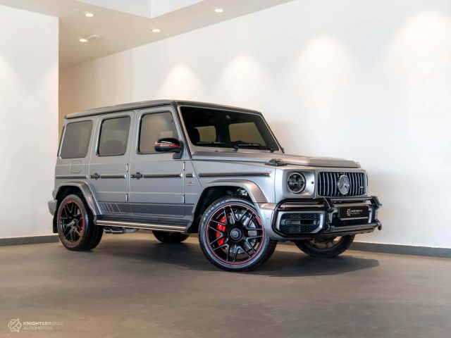 Used - Perfect Condition 2019 Mercedes-Benz G63 AMG Edition 1 Silver exterior with Red and Black interior at Knightsbridge Automotive