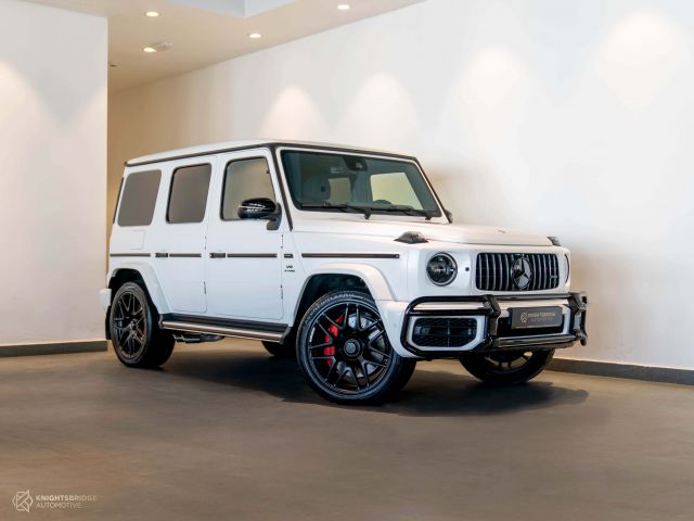 Used - Perfect Condition 2022 Mercedes-Benz G63 AMG White exterior with Blue interior at Knightsbridge Automotive