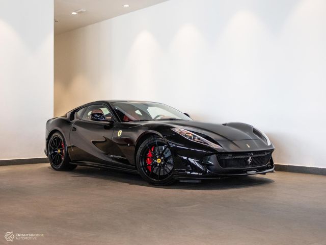 Used - Perfect Condition 2018 Ferrari 812 Superfast Black exterior with Red interior at Knightsbridge Automotive