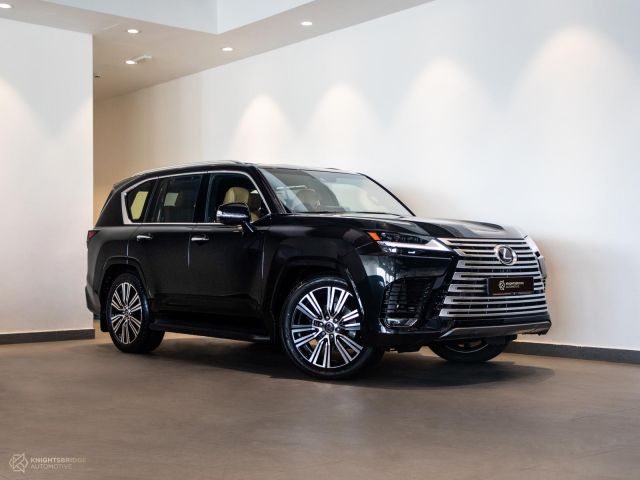 New 2022 Lexus LX 600 Black exterior with Brown interior at Knightsbridge Automotive