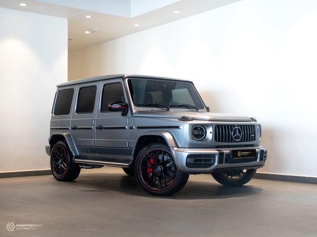 Used - Perfect Condition 2019 Mercedes-Benz G63 AMG Edition 1 Grey exterior with Red interior at Knightsbridge Automotive