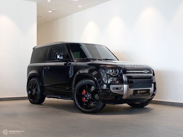 Used - Perfect Condition 2022 Land Rover Defender 90 X Black exterior with Brown interior at Knightsbridge Automotive
