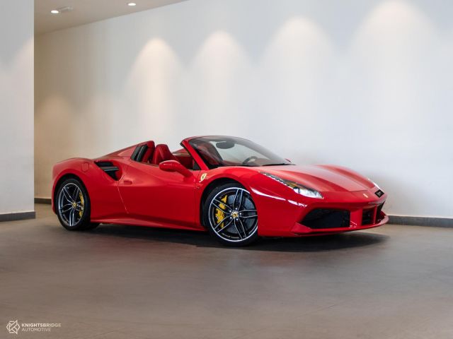 Used - Perfect Condition 2017 Ferrari 488 Spider Red exterior with Red interior at Knightsbridge Automotive