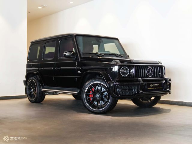 Perfect Condition 2021 Mercedes-Benz G63 AMG Black exterior with Red interior at Knightsbridge Automotive