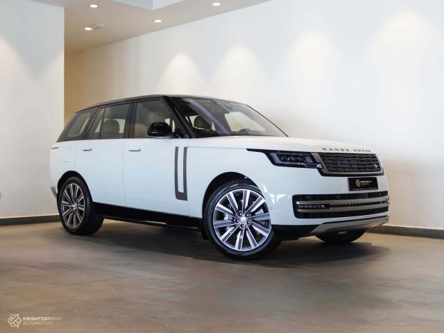 Perfect Condition 2022 Range Rover Vogue HSE White exterior with Brown interior at Knightsbridge Automotive