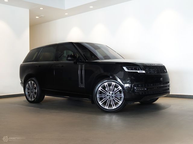 Perfect Condition 2022 Range Rover Vogue Autobiography Black exterior with White interior at Knightsbridge Automotive