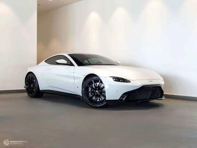 Perfect Condition 2019 Aston Martin Vantage White exterior with Brown interior at Knightsbridge Automotive