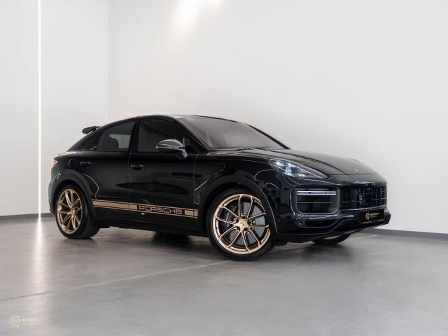 Used - Perfect Condition 2022 Porsche Cayenne Turbo GT Black exterior with Black interior at Knightsbridge Automotive
