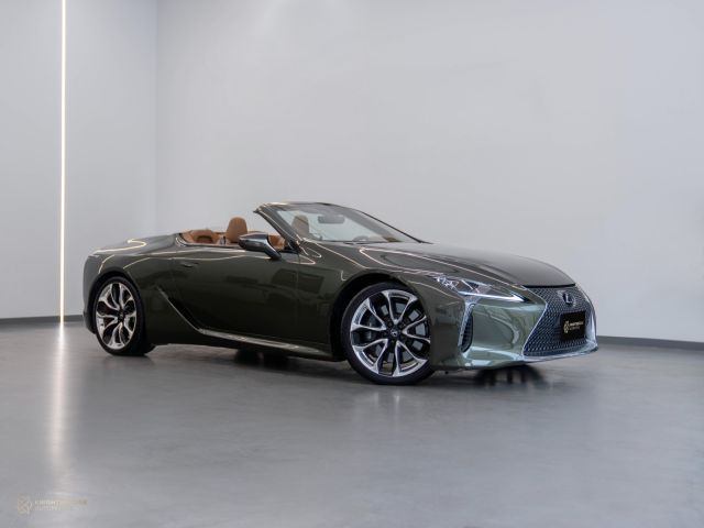 Used - Perfect Condition 2021 Lexus LC500 Cabriolet Green exterior with Brown interior at Knightsbridge Automotive