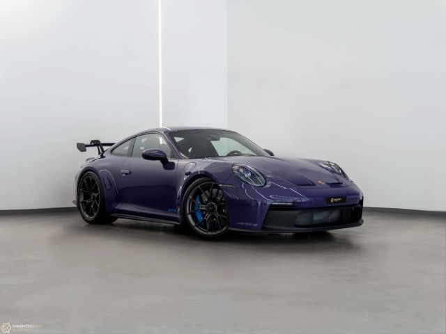 Used - Perfect Condition 2022 Porsche 911 GT3 992 Purple exterior with Black interior at Knightsbridge Automotive