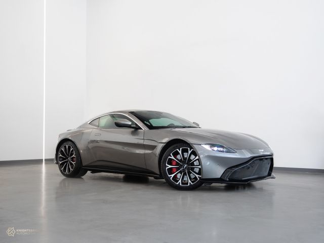 Used - Perfect Condition 2019 Aston Martin Vantage Grey exterior with Red and Black interior at Knightsbridge Automotive