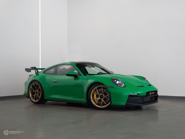 Used - Perfect Condition 2022 Porsche 911 GT3 992 Green exterior with Black interior at Knightsbridge Automotive