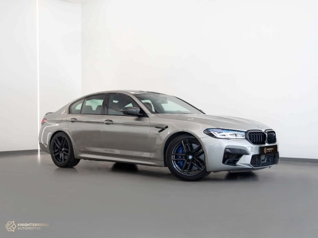 Used - Perfect Condition 2021 BMW M5 Competition Grey exterior with Brown interior at Knightsbridge Automotive