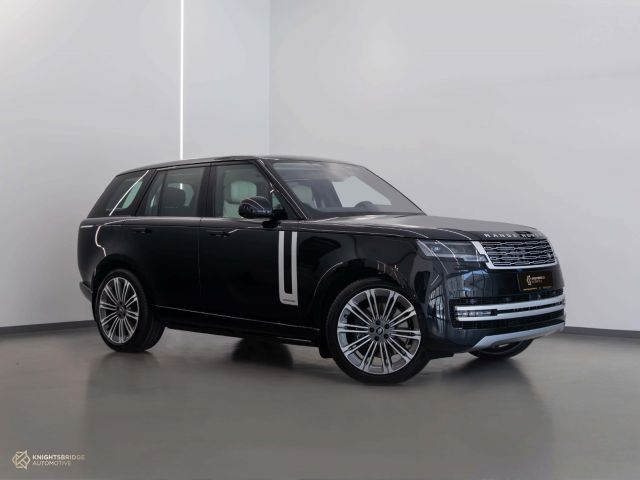 New 2022 Range Rover Vogue Autobiography Black exterior with Beige interior at Knightsbridge Automotive