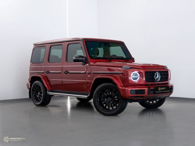 Used - Perfect Condition 2022 Mercedes-Benz G500 Red exterior with Red and Black interior at Knightsbridge Automotive