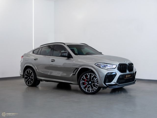 Used - Perfect Condition 2022 BMW X6M Competition Silver exterior with Red interior at Knightsbridge Automotive