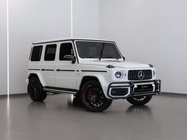 Used - Perfect Condition 2021 Mercedes-Benz G63 AMG White exterior with Red interior at Knightsbridge Automotive