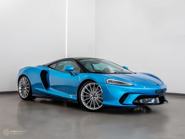 Used - Perfect Condition 2020 McLaren GT Blue exterior with White interior at Knightsbridge Automotive