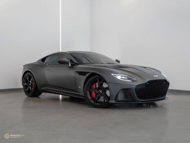 Used - Perfect Condition 2019 Aston Martin DBS Superleggera Matte Grey exterior with Red and Black interior at Knightsbridge Automotive