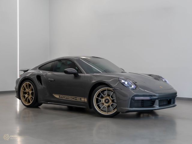 Used - Perfect Condition 2022 Porsche 911 Turbo Grey exterior with Beige interior at Knightsbridge Automotive