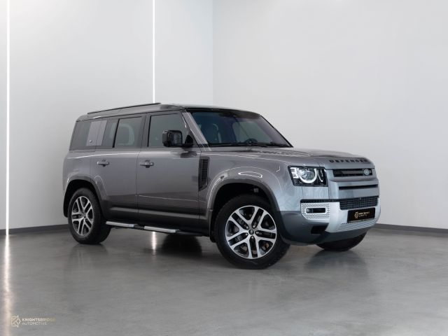 Used - Perfect Condition 2022 Land Rover Defender 100 HSE Silver exterior with Beige interior at Knightsbridge Automotive