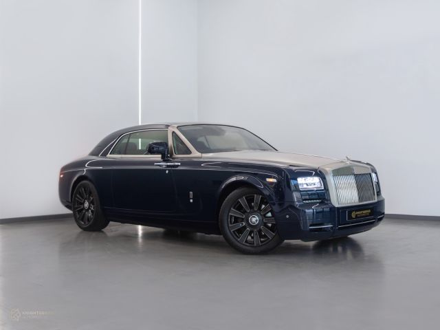 Used - Perfect Condition 2017 Rolls-Royce Phantom Coupe Zenith Edition Blue exterior with White and Black interior at Knightsbridge Automotive