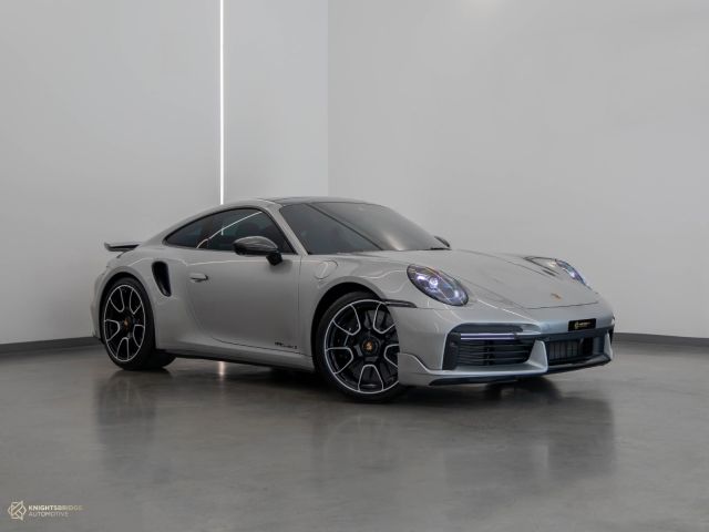 Used - Perfect Condition 2021 Porsche 911 Turbo S Silver exterior with Grey interior at Knightsbridge Automotive