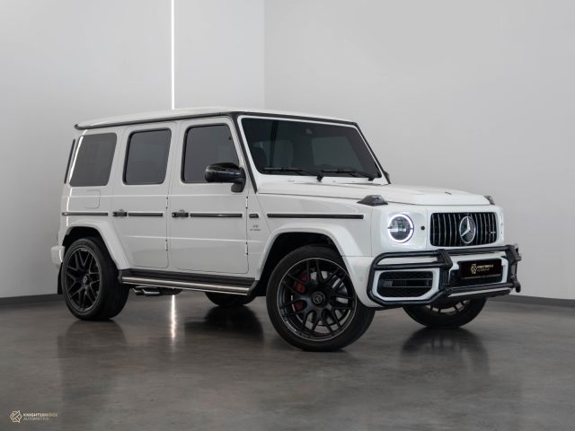 Used - Perfect Condition 2021 Mercedes-Benz G63 AMG White exterior with Red and Black interior at Knightsbridge Automotive